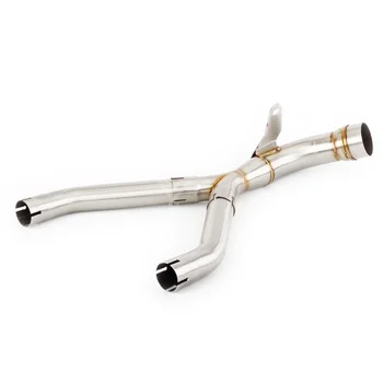 V85TT Moto guzzi 85TT 2019 2020 V V85 V 85 TT ยูโร4ท่อเชื่อมท่อไอเสียรถจักรยานยนต์