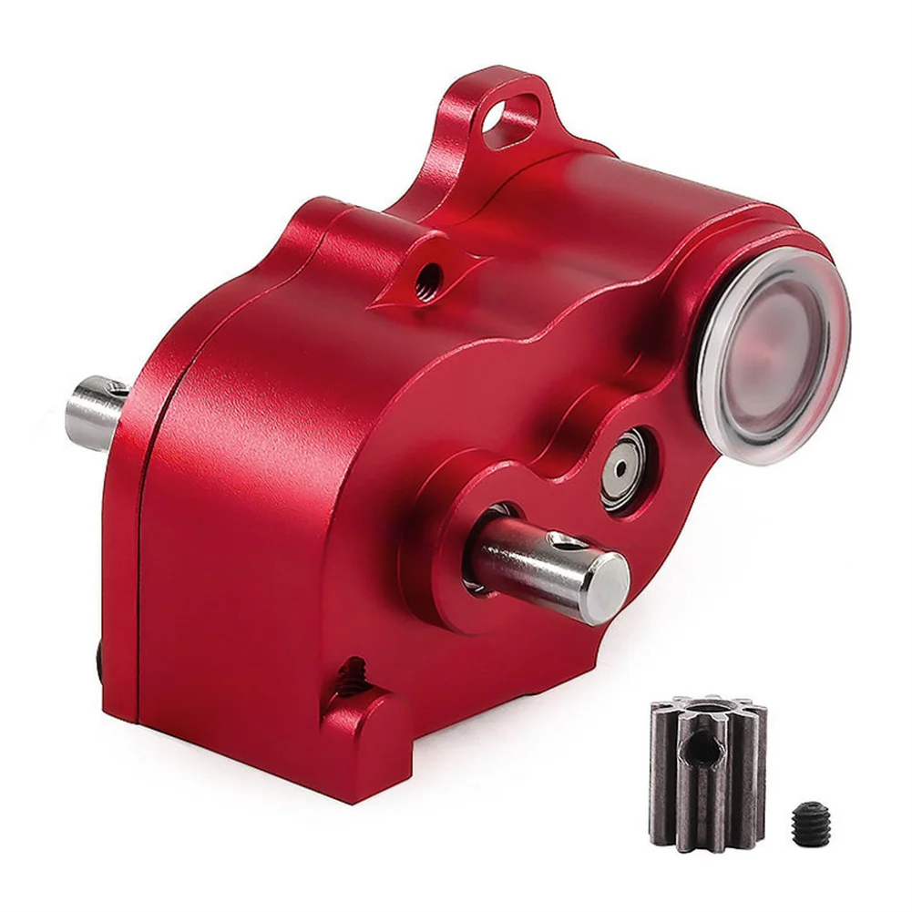 

Радиоуправляемая машина Сверхлегкая трансмиссия Крошечная коробка передач с тапочкой для шасси 1/10 LCG Cheater Rigs Capra SCX10 III AR45 Axle