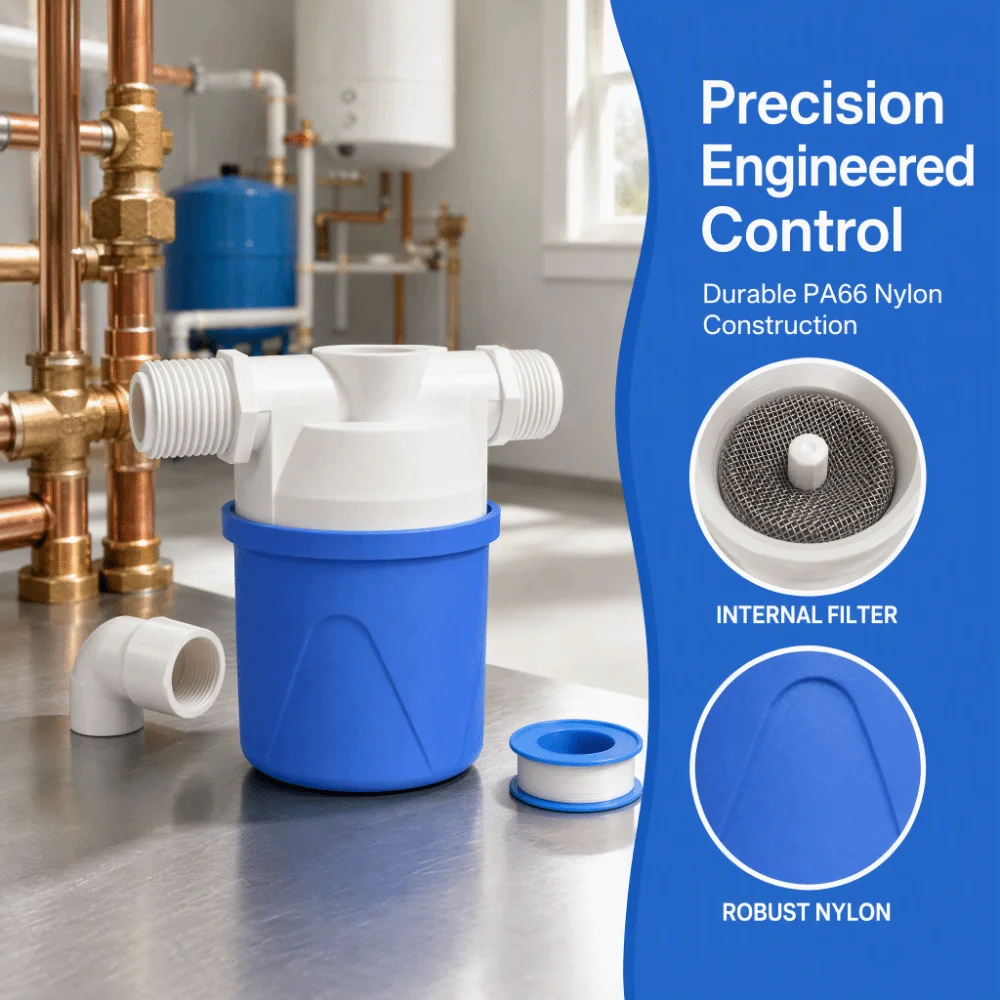 Creative Automatic Stop Automatic Water Level Control Valve Adapter Quick Connect Float Switch Durable Thread Inlet Valve Pool