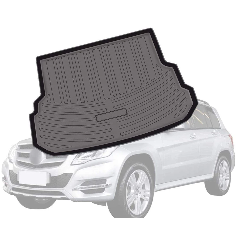 All Weather Cargo Liner Waterproof Snowproof Trunk Mats For Mercedes Benz GLK X204 GLK250 GLK350 2008-2015 Custom Rear Boot Tray