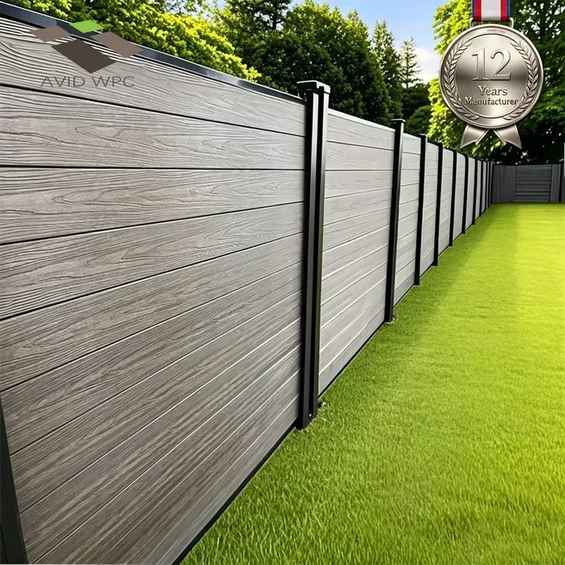Manufacturer Wholesale Wood Plastic Composite Fencing Waterproof Privacy Garden Board for Backyard Patio