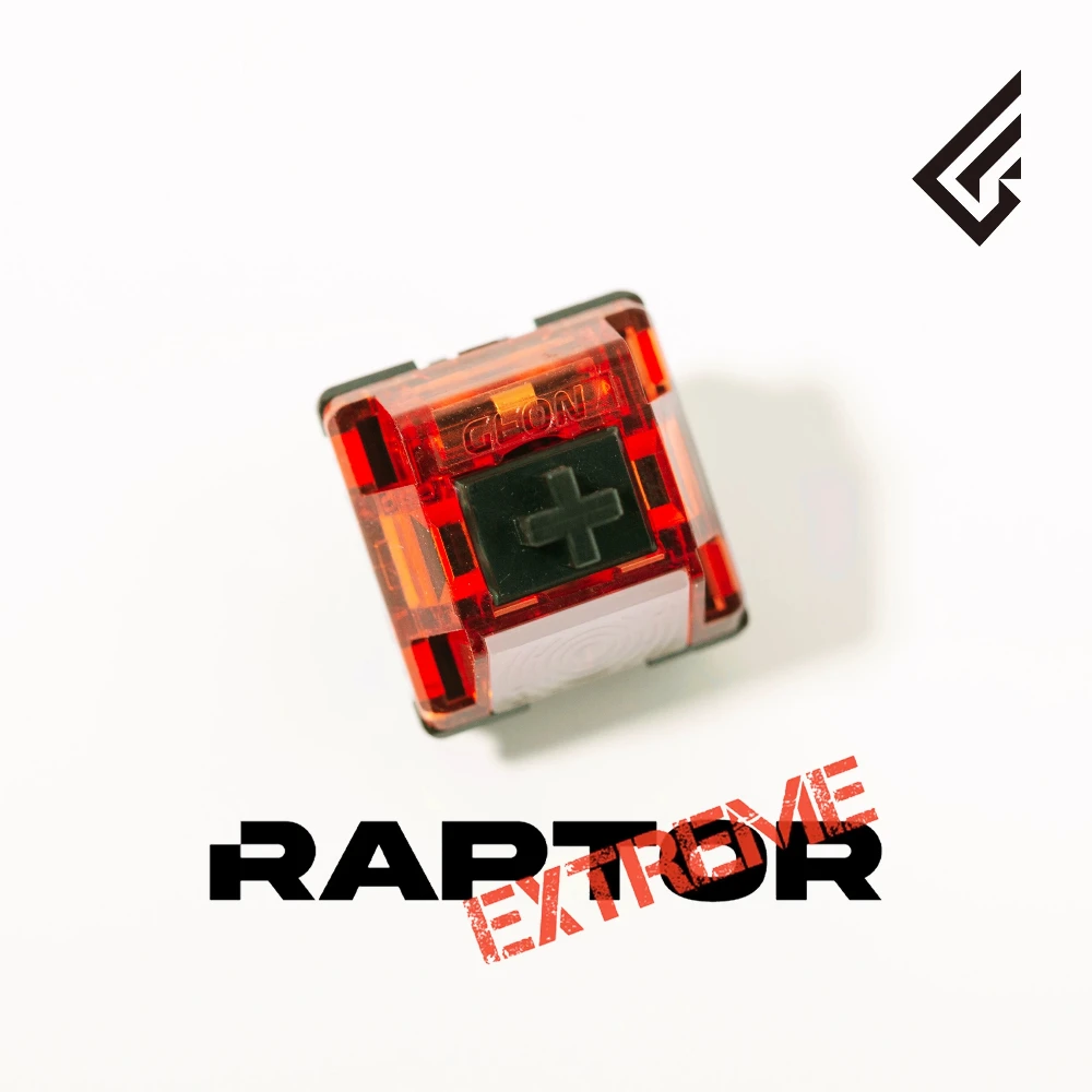 HMX Geonworks Raptor MX Extreme Gaming Switch RGB Linear 45g for Mechanical Keyboard Accessory