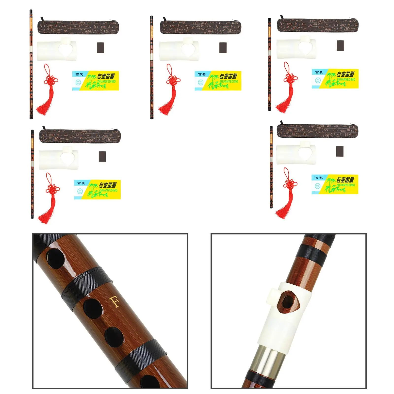 Bamboo Flute Musical Instrument Gift Professional for Flautist Band