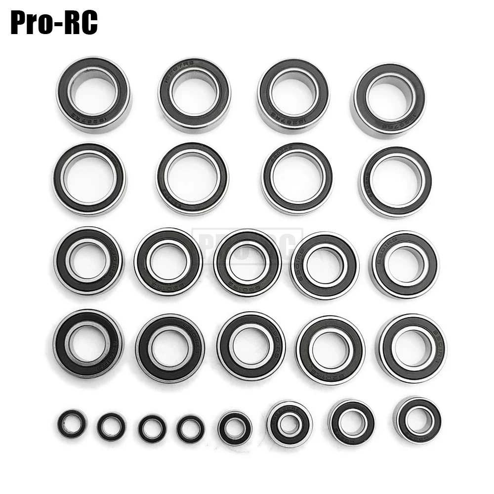 26-Pcs Complete Ball Bearings Kit Chrome Steel For Arrma 1/5 Kraton Outcast 8S Rc Truck Car Part