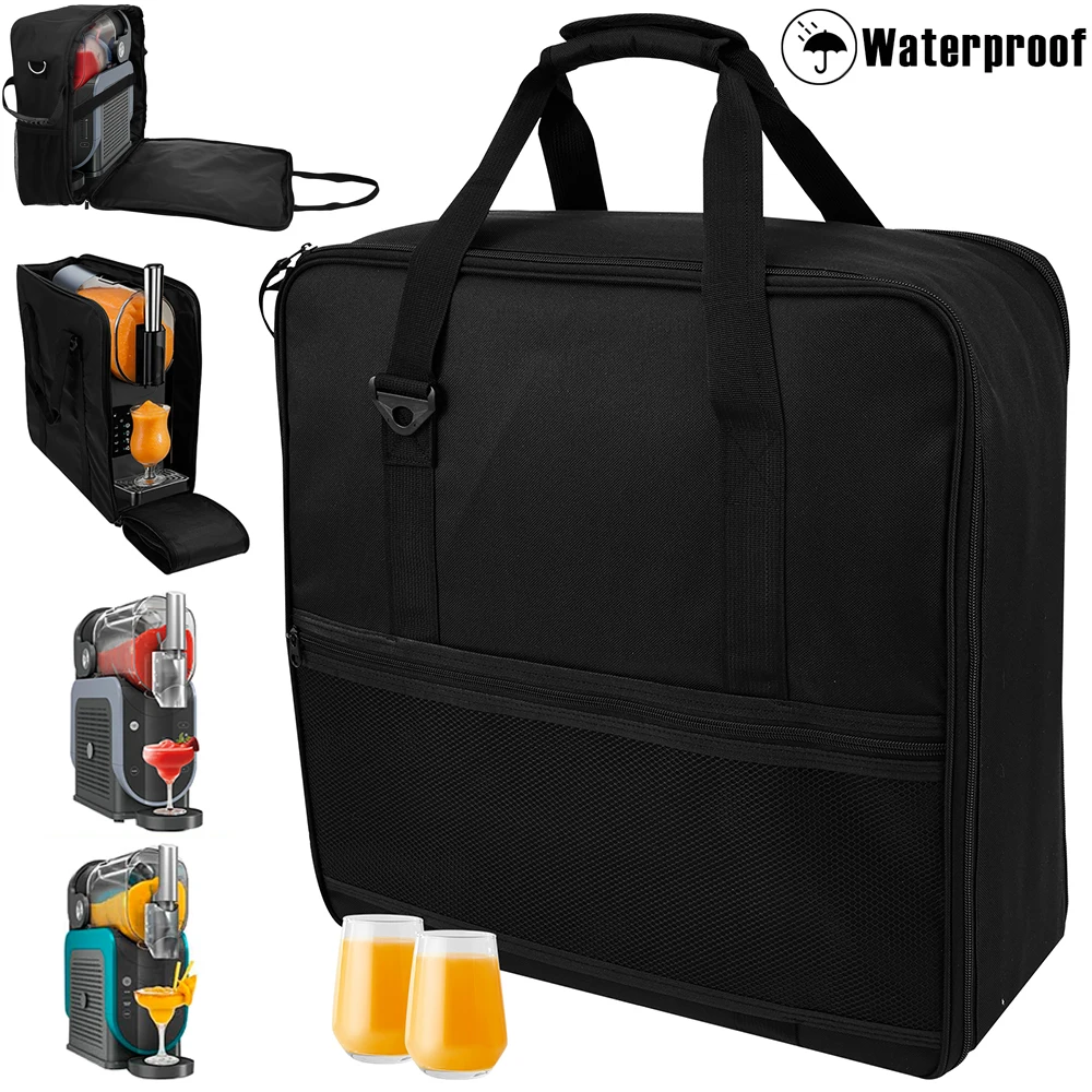 

Slushie Machine Carrying Bag Portable Waterproof Slushie Machine Travel Bag with Shoulder Strap Frozen Drink Maker Storage Bag
