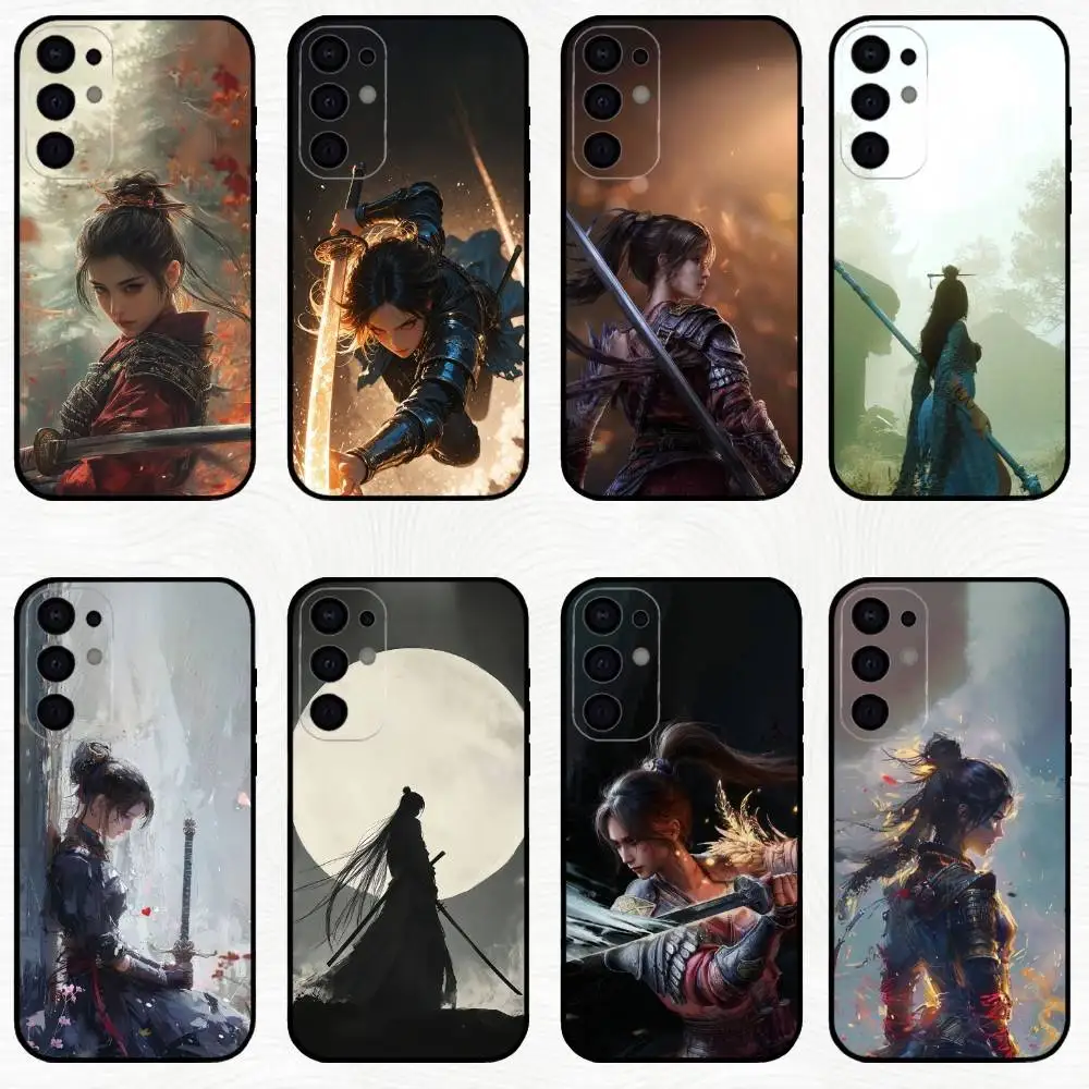 

Wuchang Fallen Feathers Phone Case For Samsung S25,S24,S23,S22,S21,S20,Plus,Fe,Lite,Others Black Cover