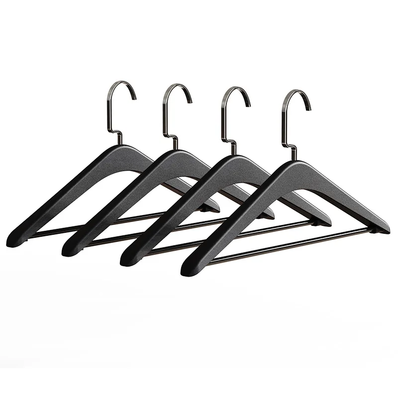 10 PCS Hotel Room ABS Hanger Five-star Hotel Hotel Bed and Breakfast Special Plastic Suit Hanger Lining