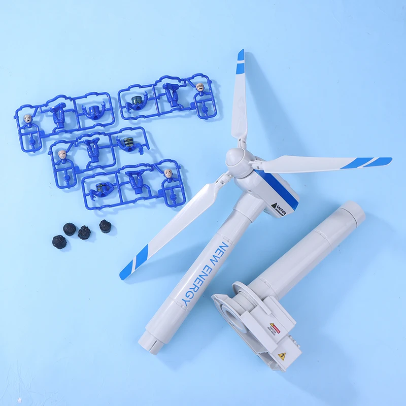 لعبة تعليمية للأطفال - مجموعة علوم نموذج توربينات الرياح الكبيرة