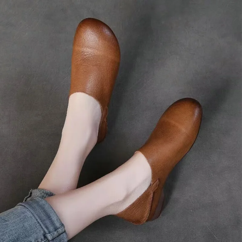 

Loafers Shoes for Women Flats Casual Retro Woman Shoes 2025 Fashion New Cozy Soft Sport Shoes Autumn Running Mujer De Zapatos