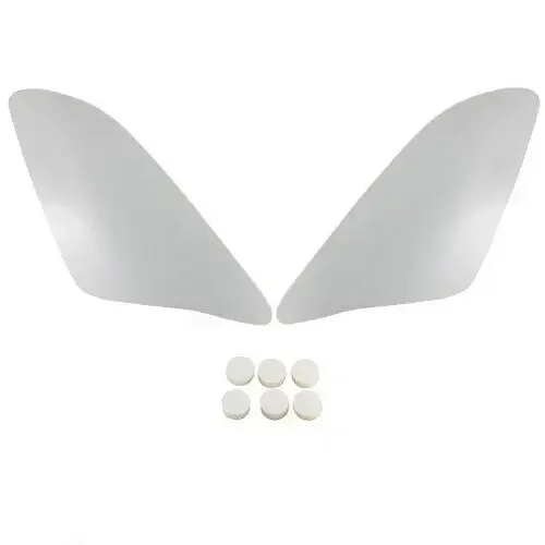 Couvercle de Protection de Lumière Avant de Sauna pour Moto, Capuchon de Lentille pour Yamaha YZF R1 2000-2001, 2 Pièces