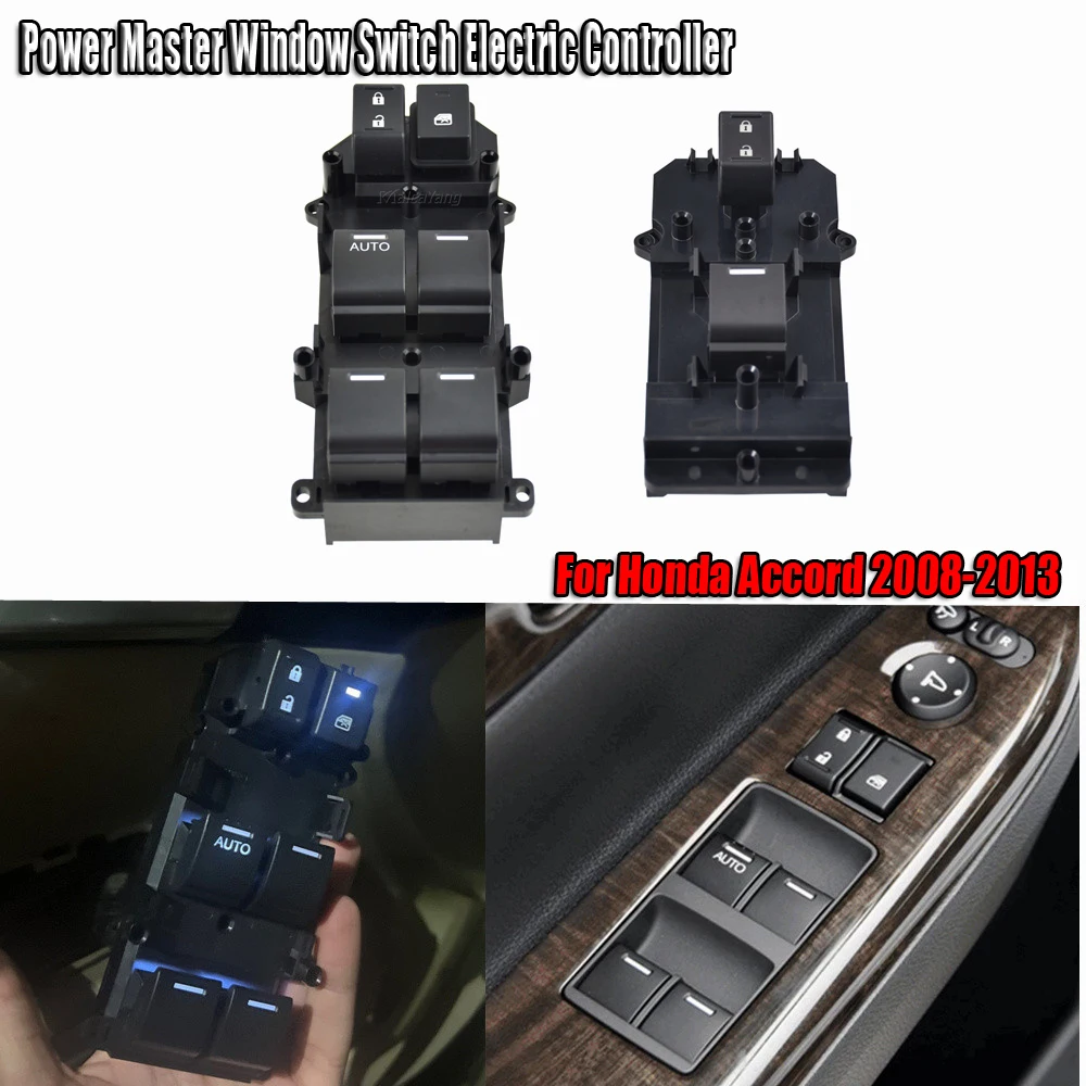 Auto Electric Control Power Master Window Switch For Honda Accord 2008-2013 Crosstour 2010-2016 Odyssey 2009-2014 35750-TB0-H01