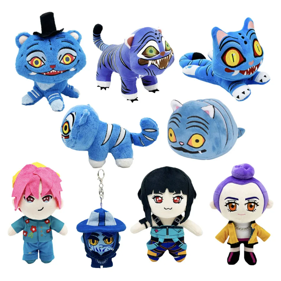 

Kpop Demon Hunters Tiger Plush Toy Demon Hunters Kpop Accessories Toy Tiger Plushie Doll K Pop Demon Hunters Merch Birthday Gift