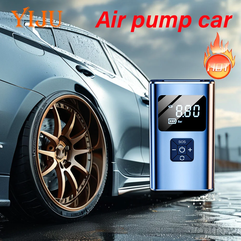 

Умный воздушный насос 150PSI, портативный автомобильный автоматический компрессор, насос для шин для мотоцикла, велосипеда, надувной