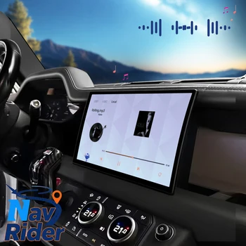 For Land Rover Defender 2018-2024 11.4" Dual System Android 3D Curved Screen Stereo Car GPS Navigation Multimedia Player Carplay