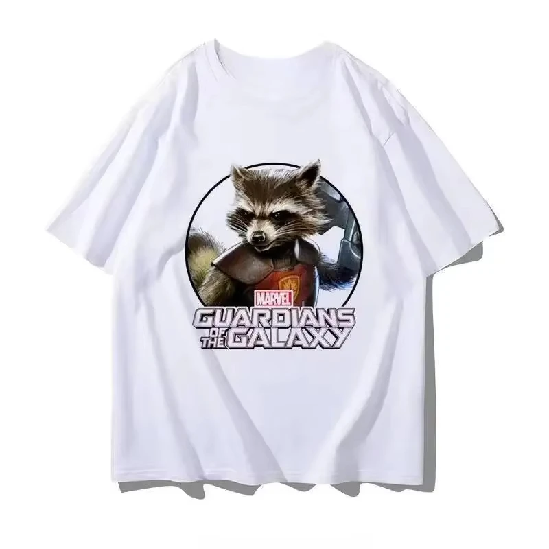 Camiseta de Marvel Guardianes de la Galaxia con los diseños de Rocket Raccoon y Groot