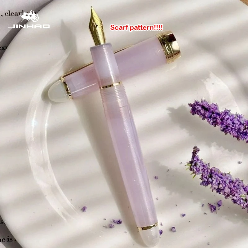 2026 Limited Edition! JINHAO 82 Plus Acrylic Fountain Pen Melon Soda Cream Shape Nib Stationery School Office Supplies