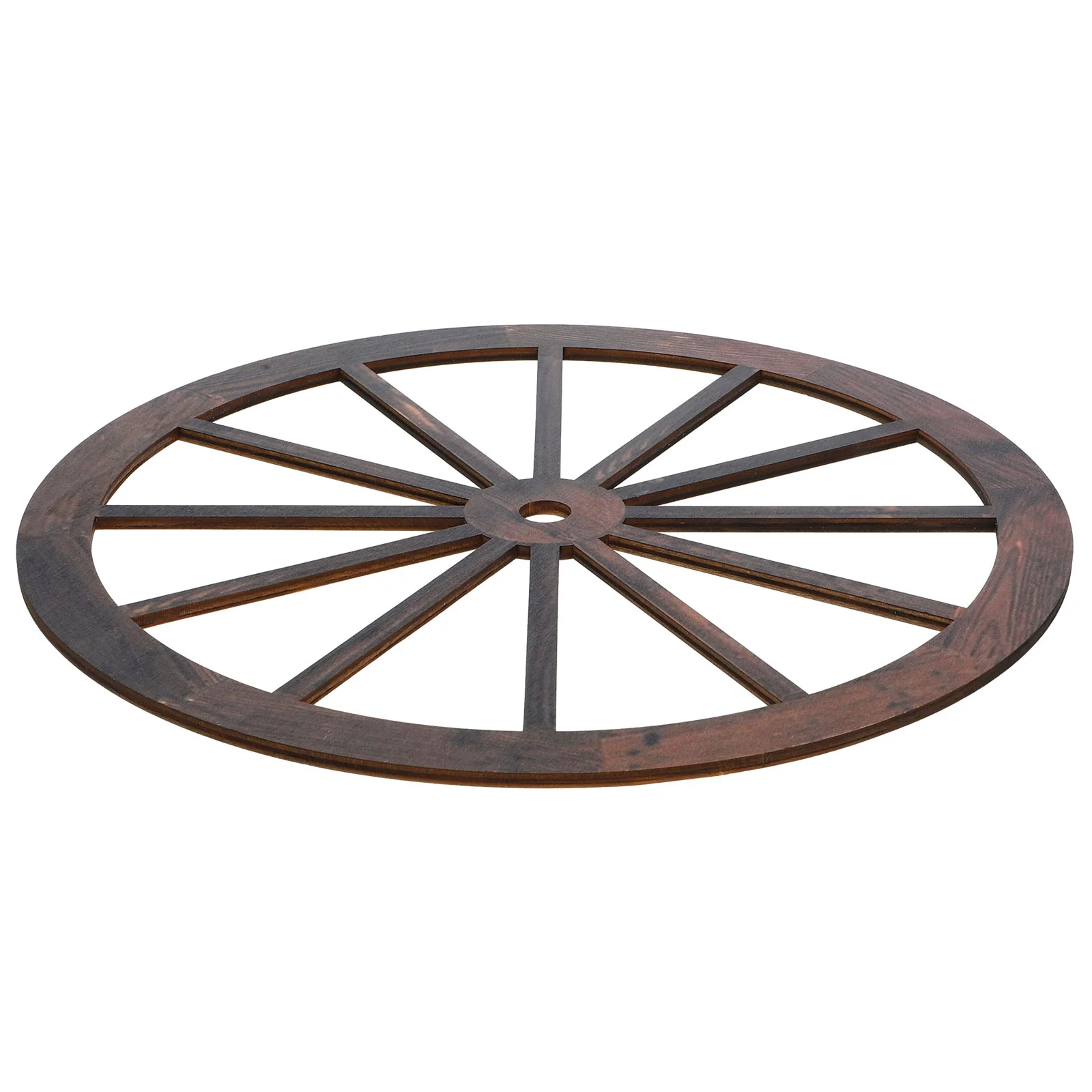 Wheel Retro Decor Wall Hanging Decoration Pendant Industrial Wooden Office Home