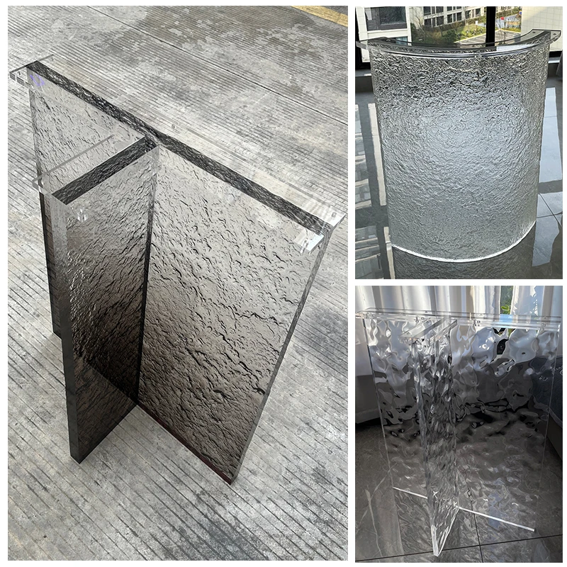 

Акриловый прозрачный обеденный стол, подвесная опора для чайного столика, кронштейн для ног стола, черный градуированный сменный цилиндрический