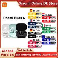 Global Version Xiaomi Redmi Buds 6 Up to 49dB active noise cancellation Up to 42 hours of listening with charging case