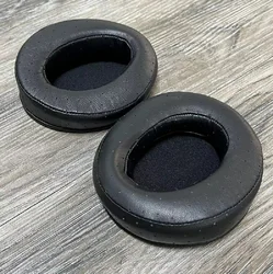 Angled Universal Ear pads 100mm 105mm Genuine Sheepskin Leather For Large Headphones HIFIMAN HE400 500 AUDEZE FOSTEX TH900