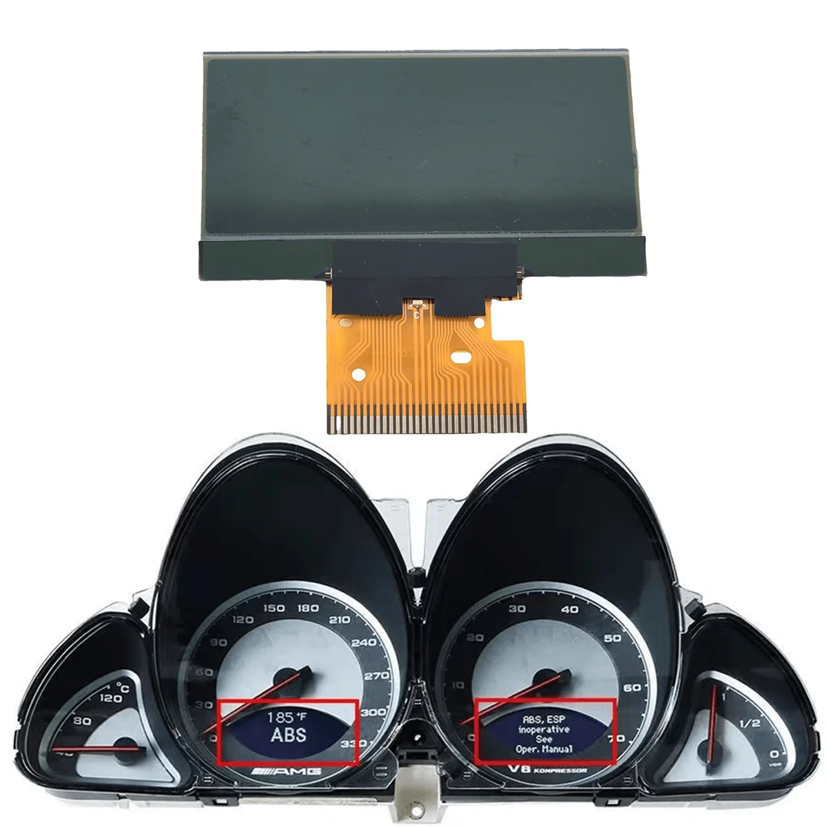 

A2305407611 Экран спидометра приборной панели ЖК-дисплей A2305404847 для Mercedes R230 SL55 SL65 AMG R230 SL350 SL500 R230 SL600 1 шт.