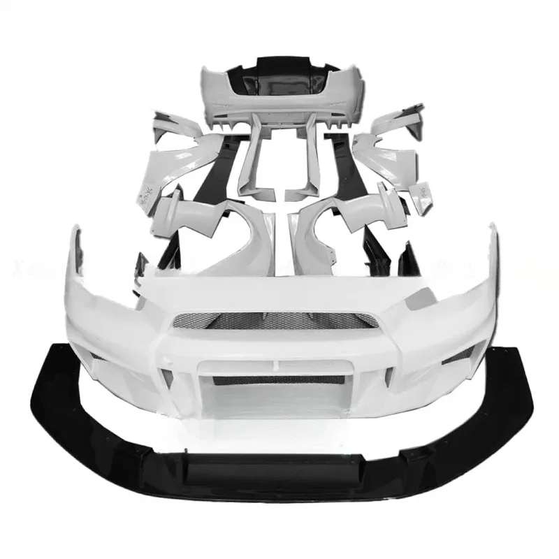 Practical Vari Vrs Ver.2 Style Glass Fiber Full Body Kit Sport Style Universal Fit Car Auto Guard