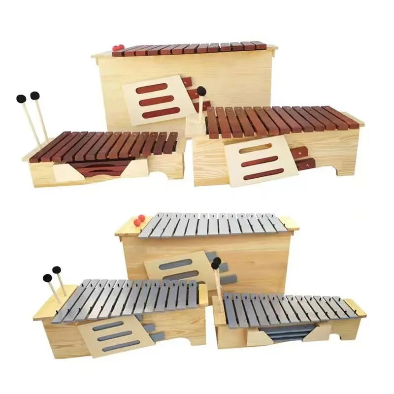 Sound Change Tuning Orff Musical Instrument Kindergarten Teaching Aids Mahogany High School Bass Xylophone Bass