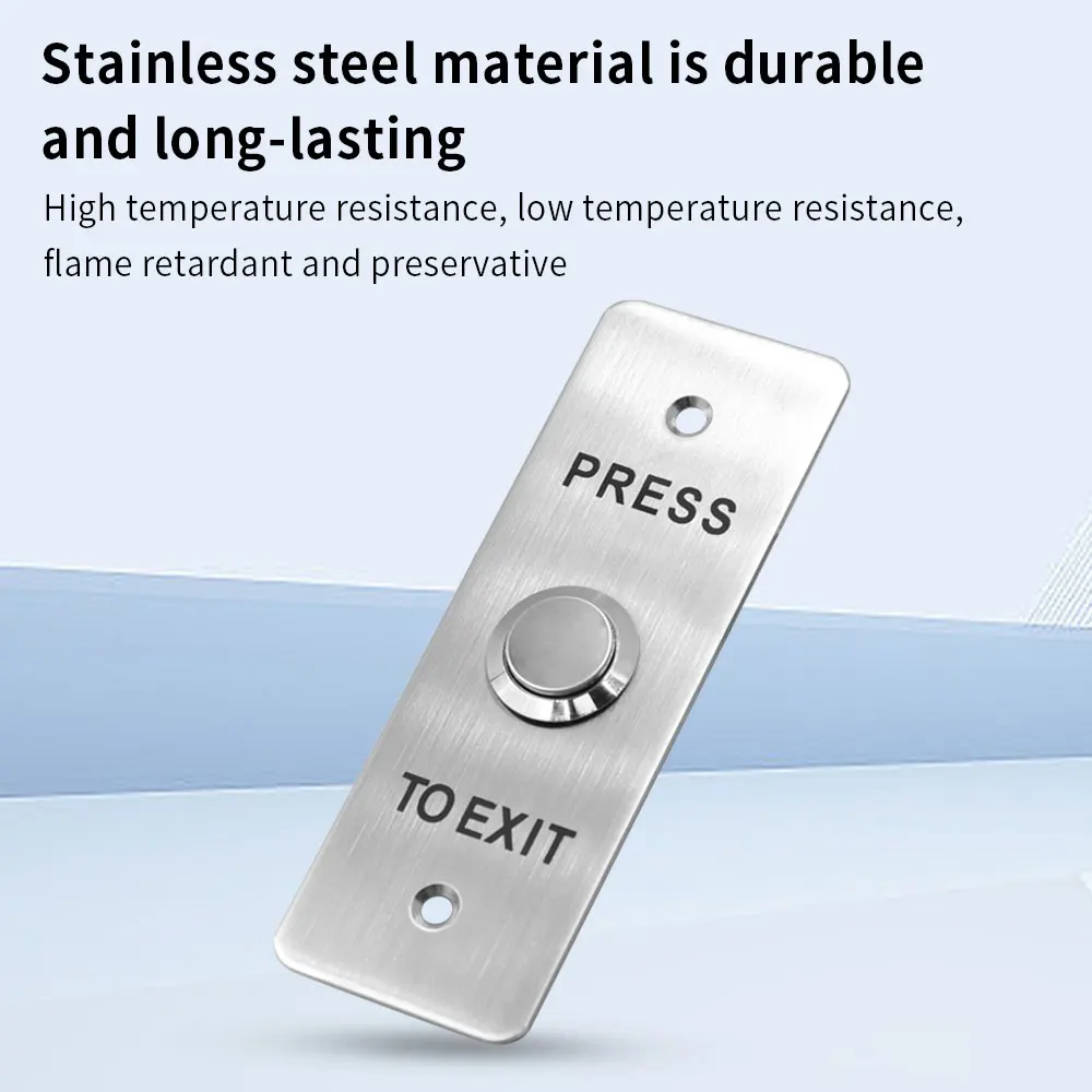 S403D-2 Door Exit Button Release Push Switch Stainless Steel Alloy exit button IP65 Waterproof for Access Control System