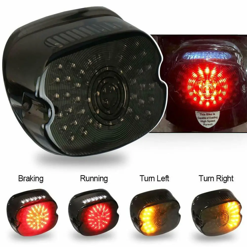 Rear Brake Lamp Motorcycle LED Taillight For Harley Touring Electra Glide Road Glide Softail Sportster 883 48 Dyna FLD TailLamp