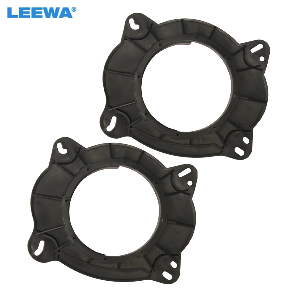 

LEEWA Car Stereo Speaker Mat for Toyota Camry Highlander Reiz 2006-2011 Solid 6*9 To 6.5" Speaker Spacer Adapter Ring Pads