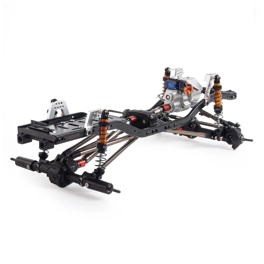 

Aluminum Alloy 1/10 Car Frame RC Upgrade Part 1pieces Precision Chassis Frame For Axial SCX10 RC Car Part RC Car Accessories