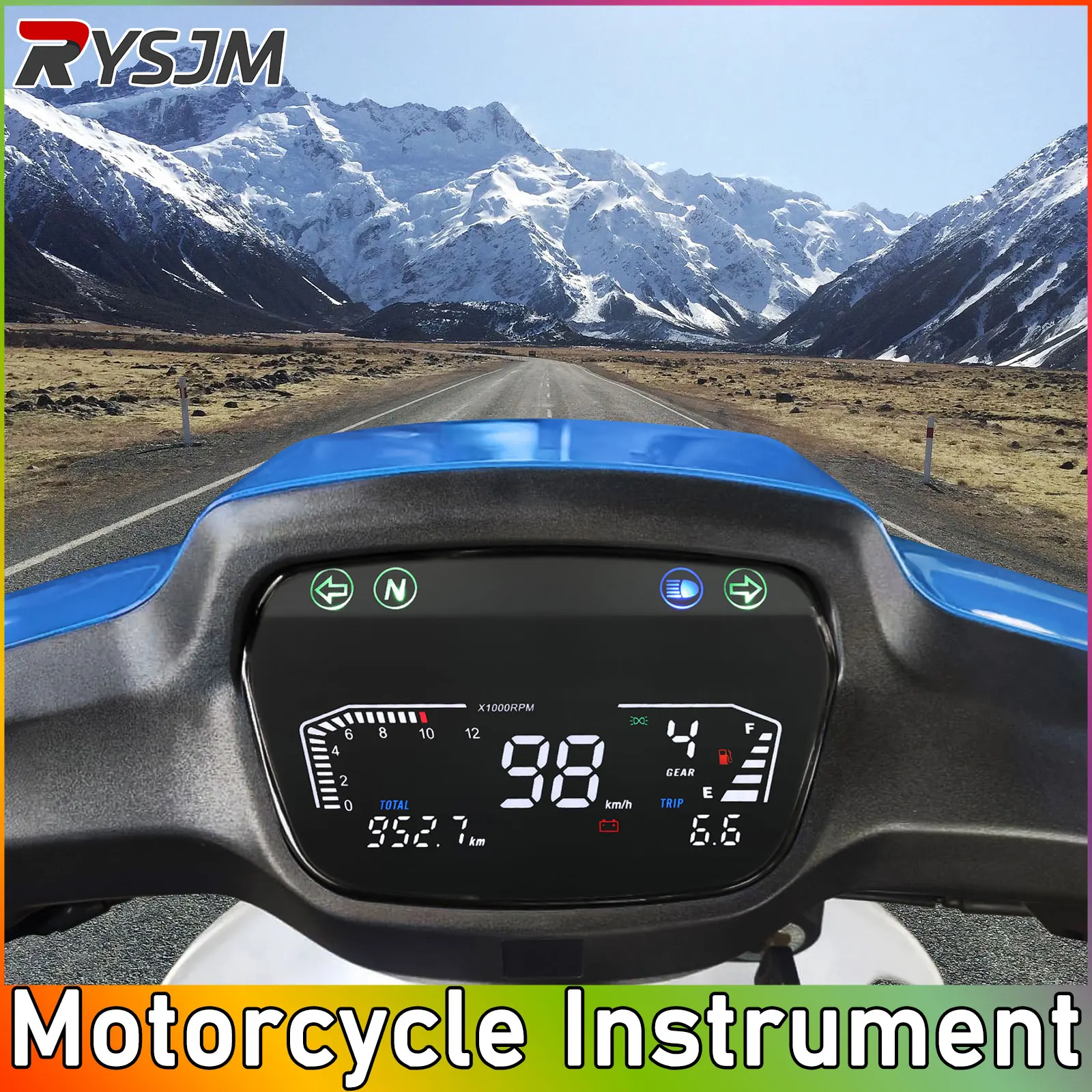 Km/H Mph Odometer M…