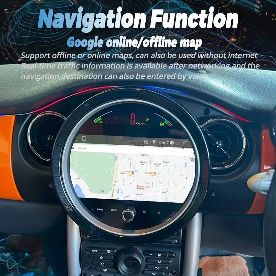 9 "أندرويد 15 Autoradio لسيارات BMW ميني كوبر R50 R52 R53 2004-2007 ستيريو سيارة لتحديد المواقع والملاحة مشغل وسائط متعددة Carplay رئيس وحدة