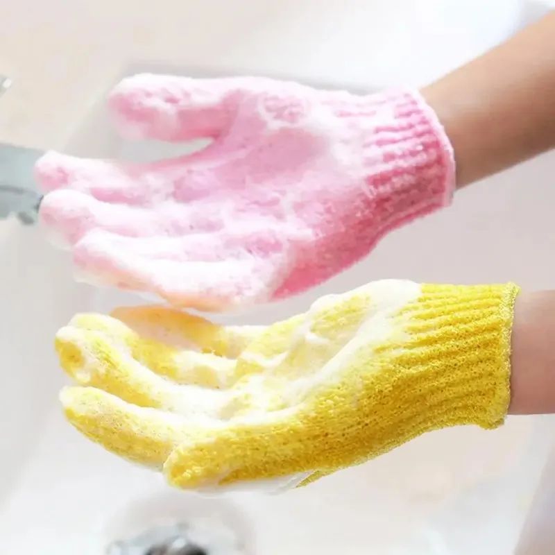 

Body Cleaning Washcloth Soft Brush Home Hotel Bathroom Shower Ball Back Scrubber Set Exfoliating Skin Towel Bath Gloves