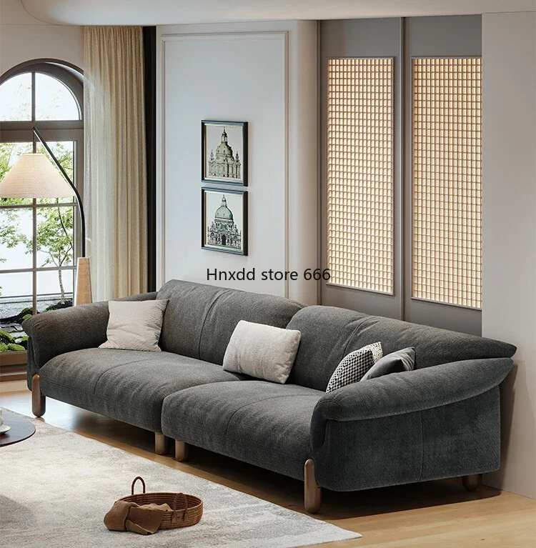 Small apartment minimalist modern concubine position chenille fabric fabric sofa