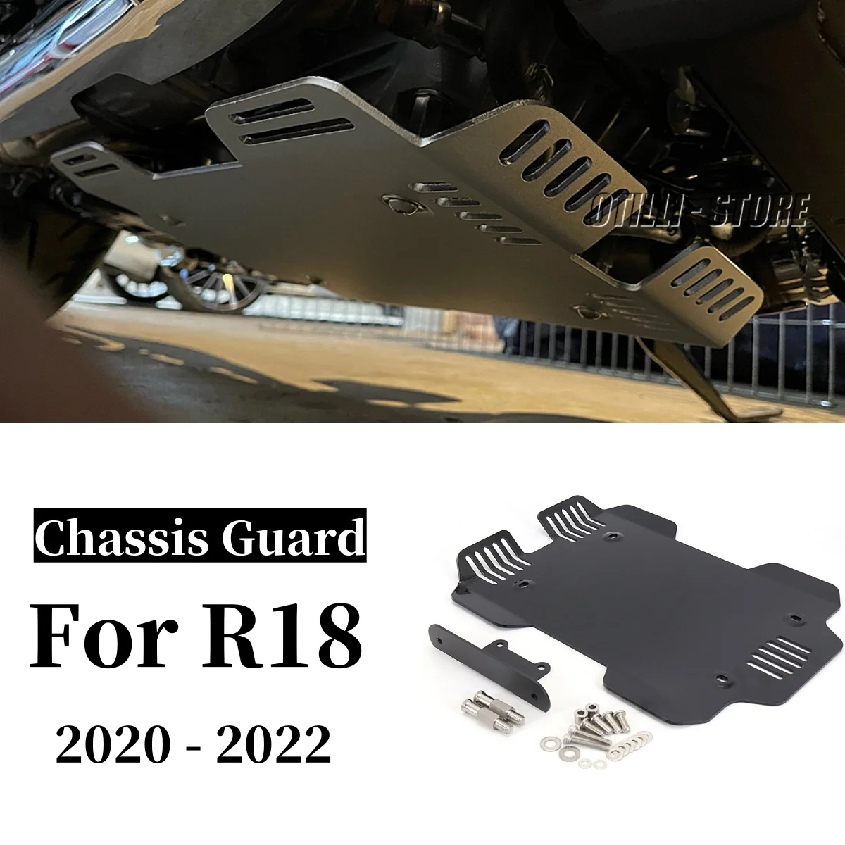 

Для BMW R 18 R18 2020 2021 2022, аксессуары для мотоциклов, нижняя защита шасси двигателя, защитная пластина, защита поддона живота