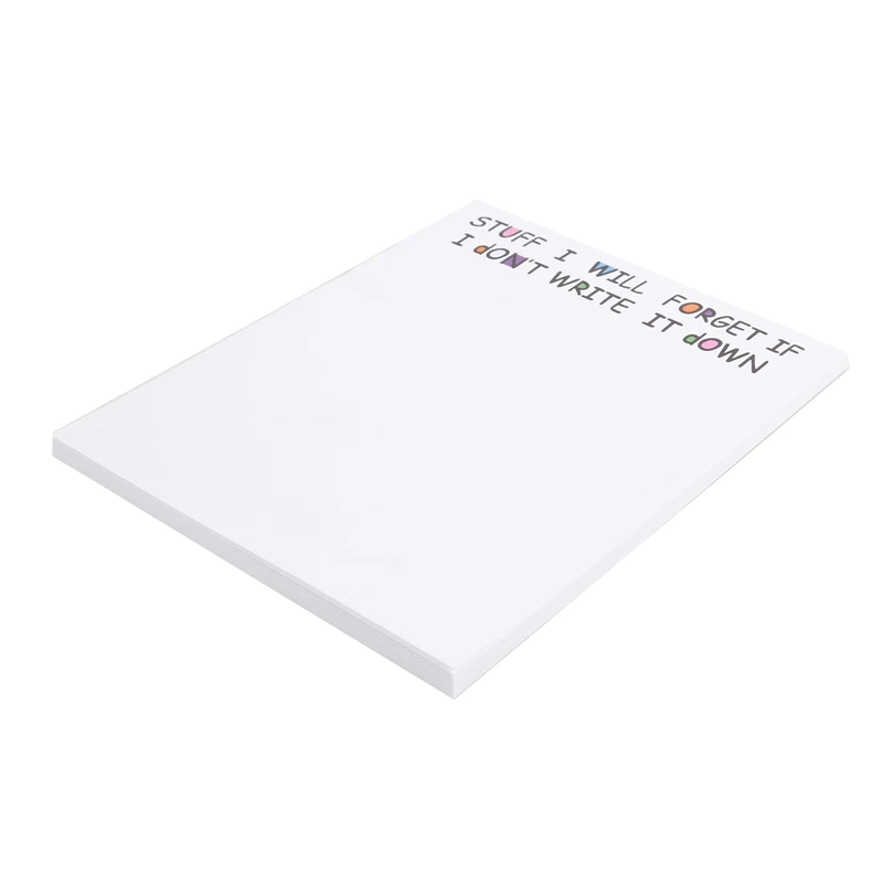 Funny Sticky Note, To Do List Notepad Funny Stationery, Office Supplies, Notebook Labels, Desk Sticky Note 50 Pages