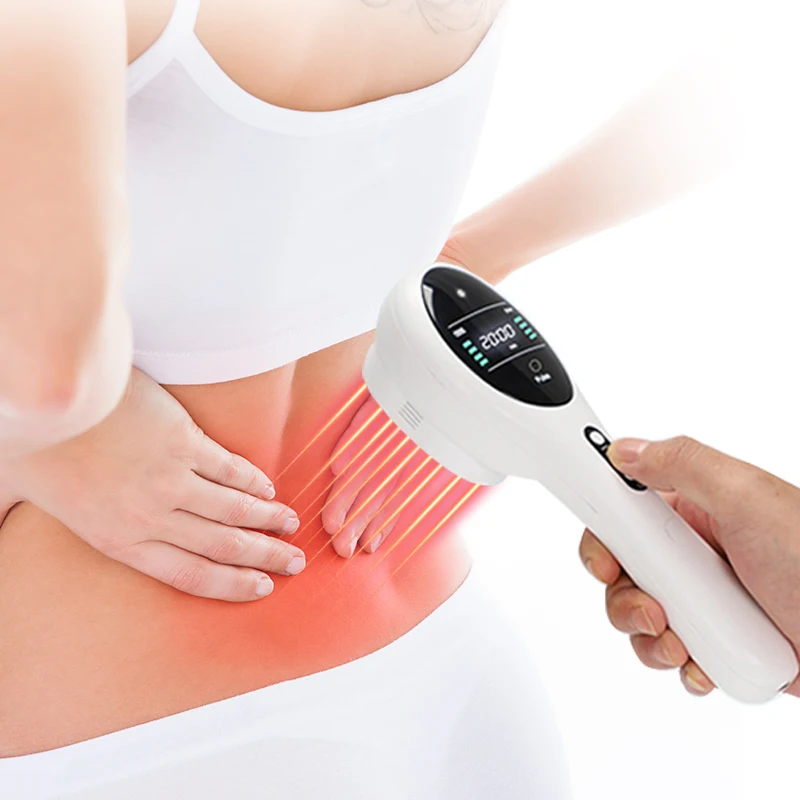 Handheld Medical Laser Therapy Device with LED Light Source ABS Material Red Light Instrument for Effective Pain Relief