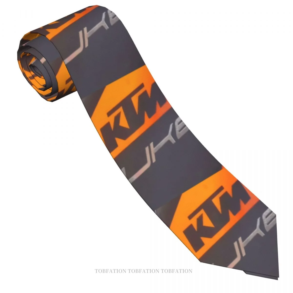 SUPER CROSS Ready Race Enduro Cross Motocross Classic Men's Printed Polyester 8cm Width Necktie Cosplay Party Accessory