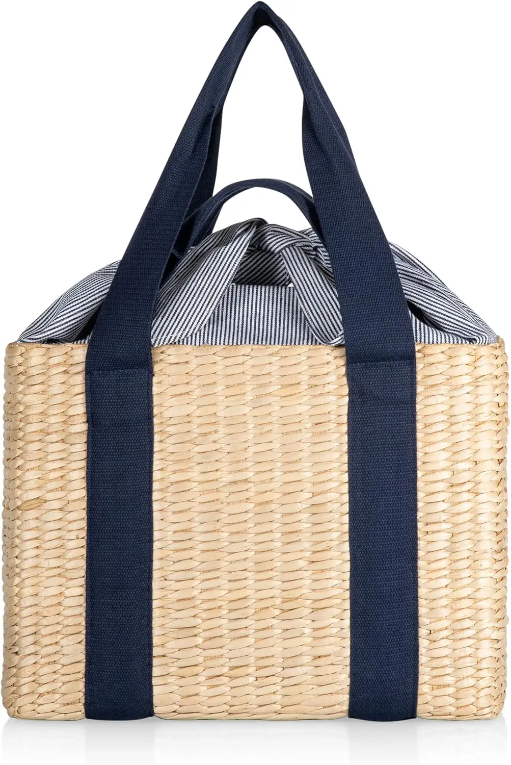 

Пикник-корзина Picnic TIME Parisian, изолированная корзина для пикника из морской травы, водонепроницаемая, стильная, идеально подходит для пикников, пляжа, офиса.