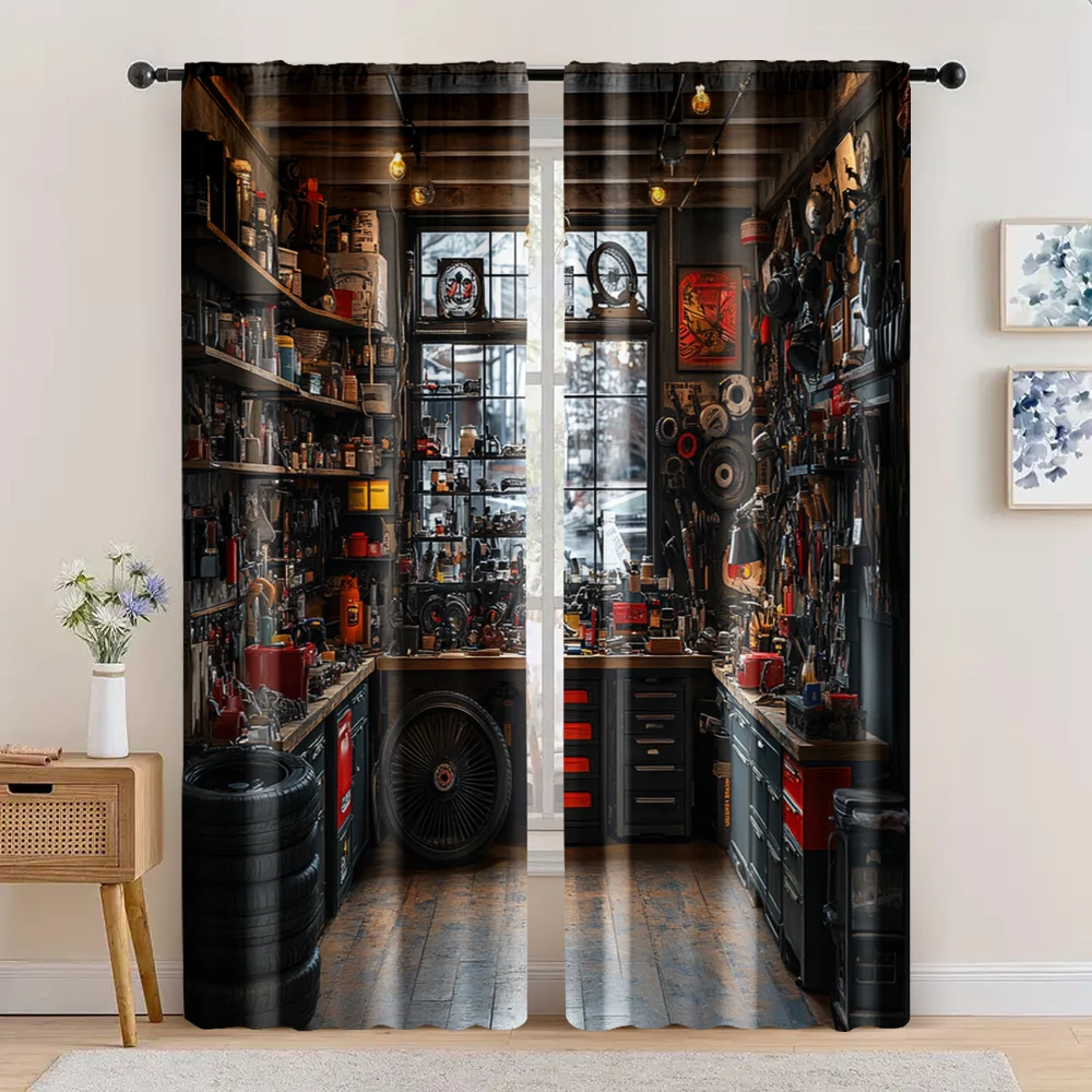 

2pc, Window Drapes yueshan536_The_workshop_of_an_auto_mechanic_filled_with_tools_a_06662f2c-5ac2-4262-a785-7c57e68f5714