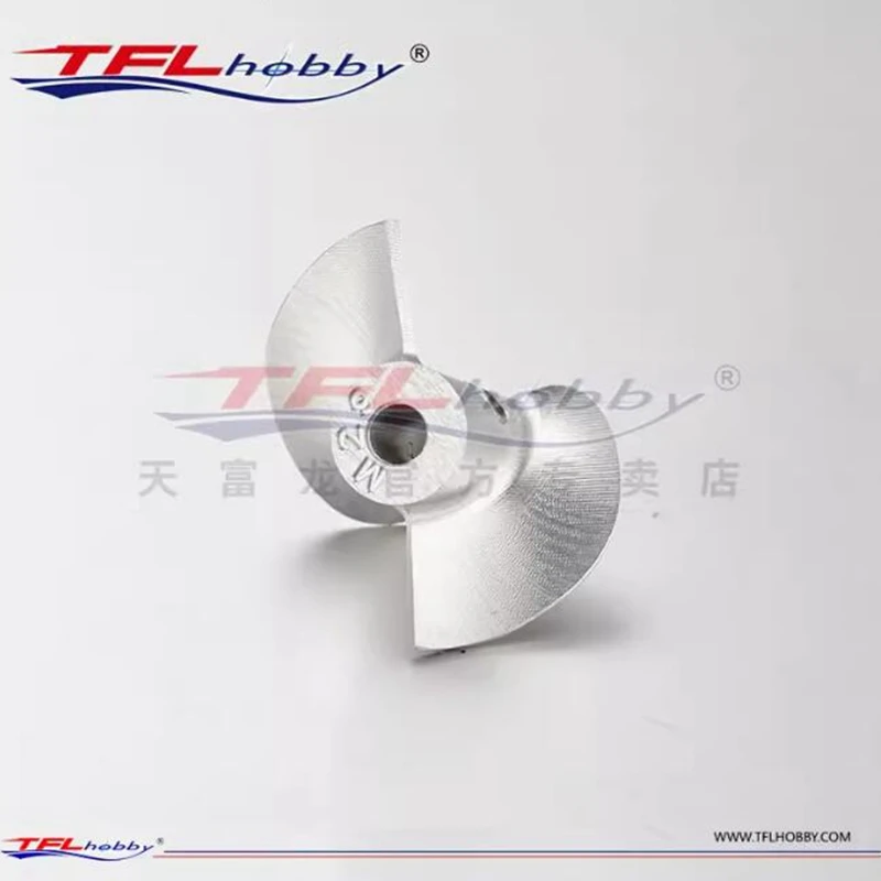 Two leaf blade CNC Aluminium propeller for TFL 24mm Water Jet  for RC boat