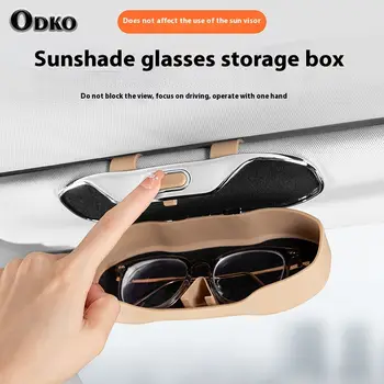 適用於凱迪拉克 XT4 XT6 CTS DTS STS XTS ATS BLS SLS CT5 的多功能汽車太陽眼鏡收納盒,植絨內襯 8 最佳銷售 凱迪拉克STS - №1