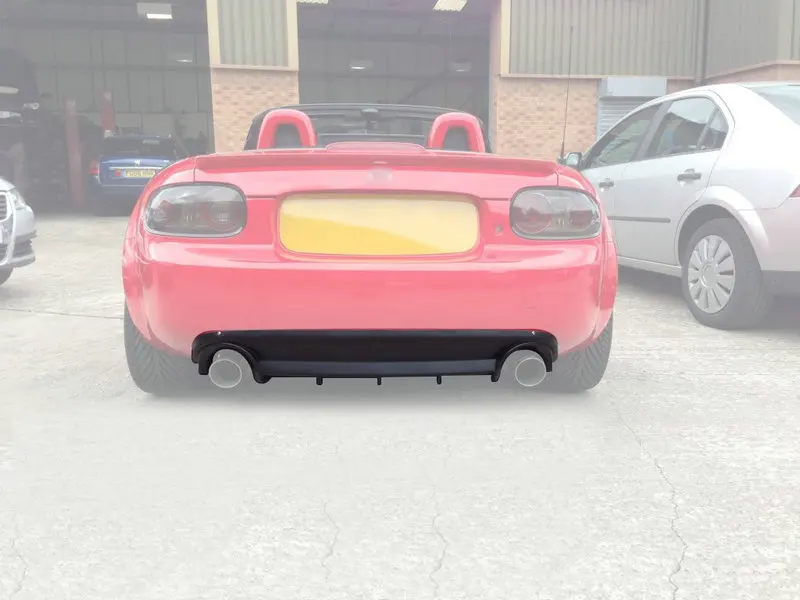 for Mazda MX5 Roaster Miata NC 1 2 3 SPT Style Rear Diffuser