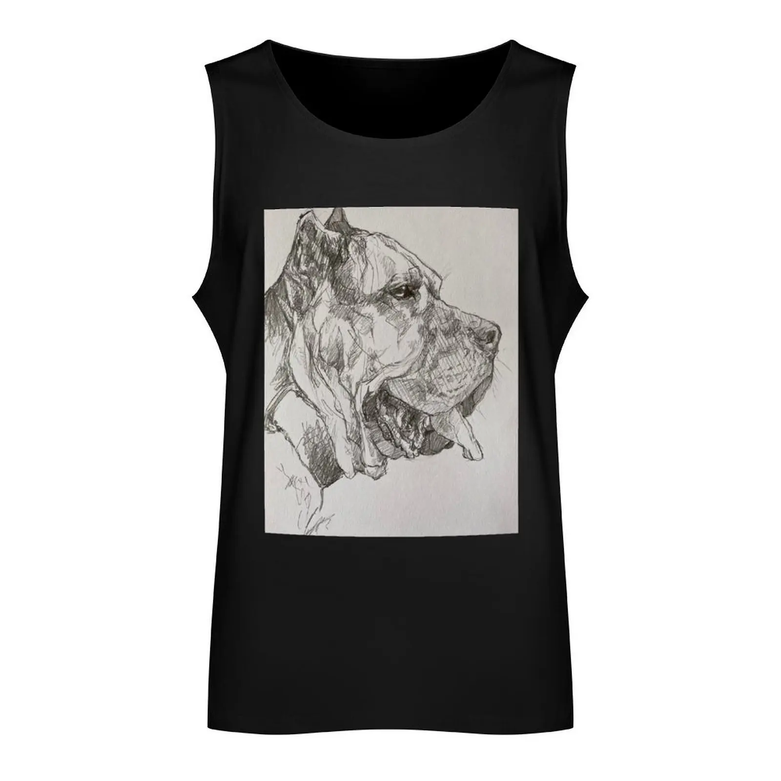 Presa Canario Perro de Presa Canario Canary Mastiff Tank Top sleeveless shirt man gym Sports shirt man male top