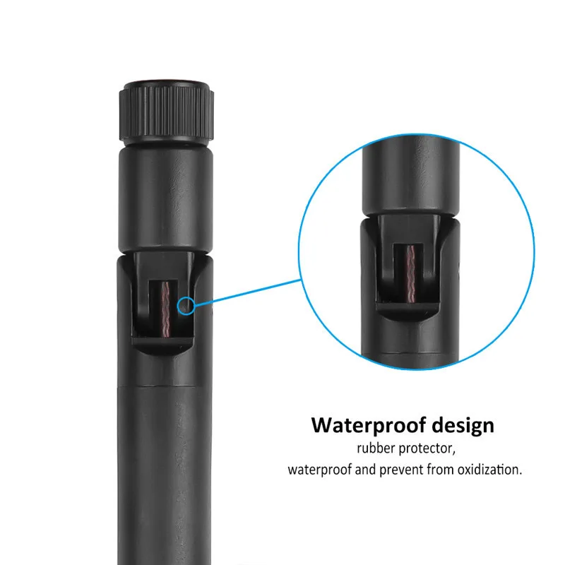 2 x 2.4GHz 6dBi Indoor Omni-Directional WiFi Antenna 802.11n/b/g RP-SMA Female Connector + 2 x15cm/8\