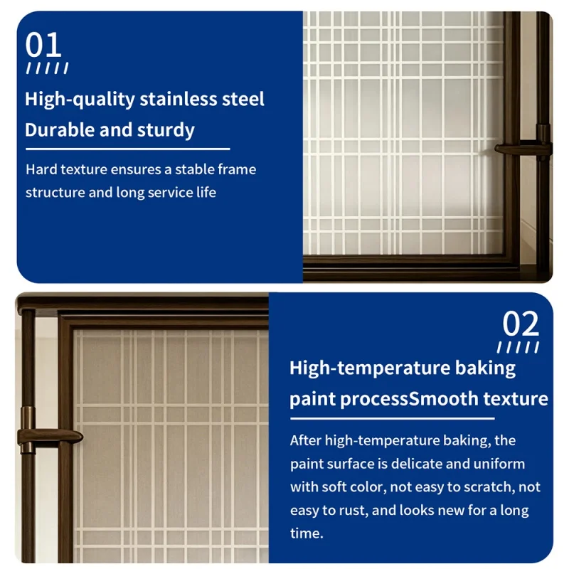custom.Factory Direct Selling Stainless Steel Metal Luxury Glass Room Divider Fixed Privacy Partition Indoor Privacy Protect