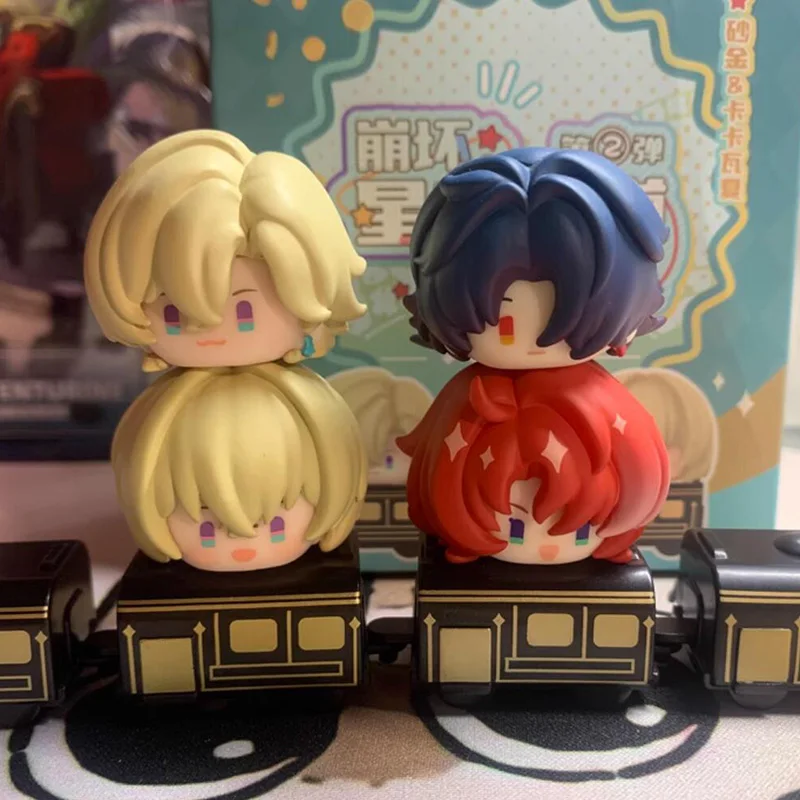 

Mihoyo Collapses Star Dome Railway Q Edition - Music Playing Stackable Blind Box Toy with Dome Railway Ornaments for Gift