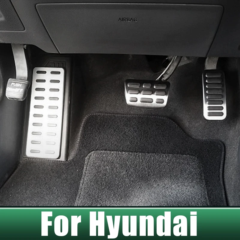 

Car Accelerator Fuel Brake Pedal Non-Slip Cover For Hyundai Elantra ix35 i30 Veloster IONIQ KONA Accent Venue Lafesta Encino