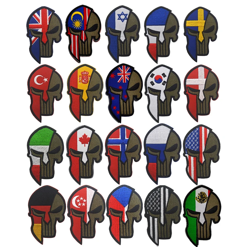 ثلاثية الأبعاد التطريز المتقشف خوذة التصحيح المعاقب العلم التصحيح الولايات المتحدة الأمريكية إسبانيا روسيا إسرائيل كندا المملكة المتحدة تركيا التكتيكية المعنويات شارات عسكرية #2